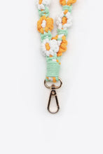 Load image into Gallery viewer, Assorted 4-Piece Macrame Flower Keychain
