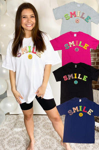 Smile Ideal Chenille T-Shirt