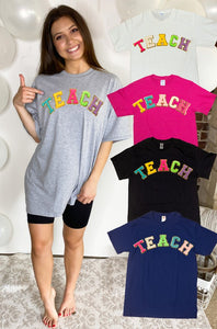 Teach Ideal Chenille T-Shirt