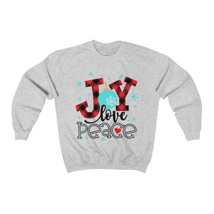 Joy Love Peace Unisex Heavy Blend™ Crewneck Sweatshirt