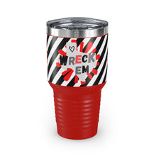 Load image into Gallery viewer, Wreck &#39;Em Splat Ringneck Tumbler, 30oz
