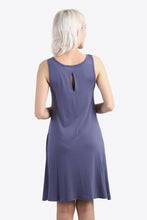 Load image into Gallery viewer, Cutout Scoop Neck Sleeveless Dress with Pockets
