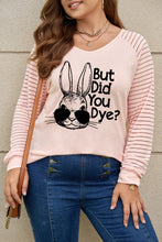 Load image into Gallery viewer, Plus Size BUT DID YOU DYE Graphic Easter Tee
