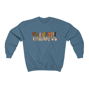 Thankful and Blessed Unisex Heavy Blend™ Crewneck Sweatshirt