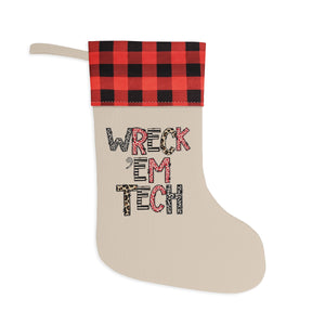 Wreck Em Tech Christmas Stocking