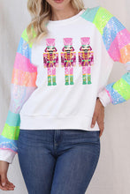 Load image into Gallery viewer, Nutcracker Sequin Long Sleeve Sweatshirt
