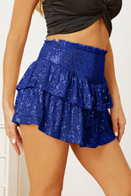 Load image into Gallery viewer, Sequin Layered Mini Skirt
