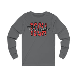 Spotted Texas Tech Unisex Jersey Long Sleeve Tee