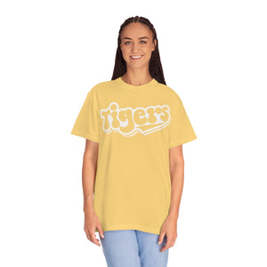 Retro White Tigers Comfort Colors Unisex Garment-Dyed T-shirt