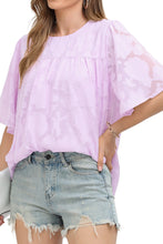 Load image into Gallery viewer, Round Neck Half Sleeve Blouse
