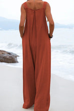 Load image into Gallery viewer, Sleeveless Wide Leg Jumpsuit with Pockets
