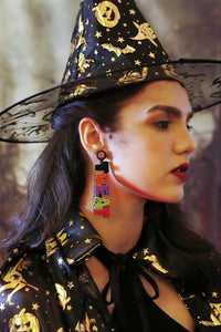 TRICK OR TREAT Beaded Dangle Earring