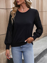 Load image into Gallery viewer, Round Neck Long Sleeve Blouse
