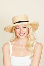 Load image into Gallery viewer, Fame Wide Brim Straw Weave Hat
