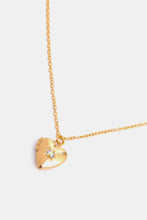 Load image into Gallery viewer, Zircon Heart Shape 14K Gold-Plated Pendant Necklace
