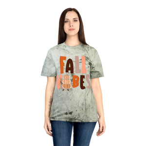 Fall Vibes Pumpkin Stack Unisex Color Blast T-Shirt