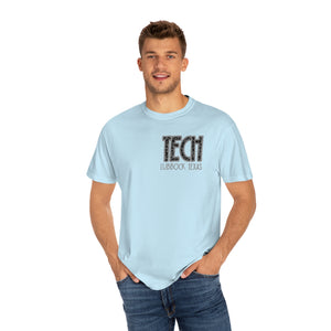 Double Sided Gray Tech Lubbock Comfort Colors Unisex Garment-Dyed T-shirt