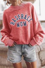 Load image into Gallery viewer, BASEBALL MOM Graphic Drop Shoulder Sweatshirt
