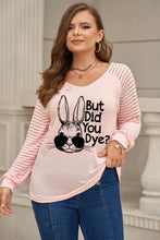 Load image into Gallery viewer, Plus Size BUT DID YOU DYE Graphic Easter Tee
