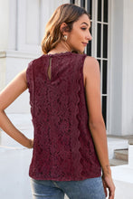Load image into Gallery viewer, Lace V-Neck Tank
