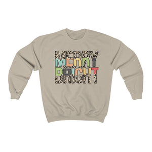 Merry and Bright Pastels Unisex Heavy Blend™ Crewneck Sweatshirt