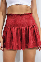 Load image into Gallery viewer, Glitter Smocked High-Waist Shorts
