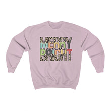 Load image into Gallery viewer, Merry and Bright Pastels Unisex Heavy Blend™ Crewneck Sweatshirt
