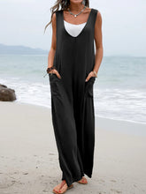 Load image into Gallery viewer, Full Size Wide Strap Jumpsuit with Pockets

