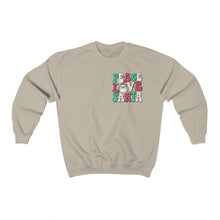 Load image into Gallery viewer, Peace Love Santa Front and Back Print Unisex Heavy Blend™ Crewneck Sweatshirt
