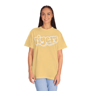 Retro White Tigers Comfort Colors Unisex Garment-Dyed T-shirt