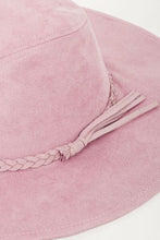 Load image into Gallery viewer, Fame Braided Faux Suede Hat
