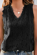 Load image into Gallery viewer, Lace V-Neck Tank
