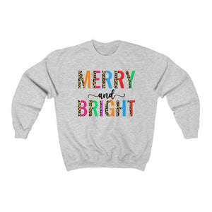 Colorful Merry & Bright Unisex Heavy Blend™ Crewneck Sweatshirt