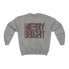 Load image into Gallery viewer, Merry and Bright Plaid Unisex Heavy Blend™ Crewneck Sweatshirt
