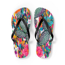 Load image into Gallery viewer, Colorful Cactus Funky Flip Flops
