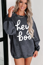 Load image into Gallery viewer, Round Neck Dropped Shoulder Graphic Sweatshirt
