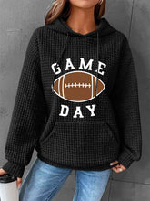 Load image into Gallery viewer, Full Size GAME DAY Graphic Drawstring Hoodie
