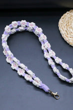 Load image into Gallery viewer, Flower Macrame Phone Lanyard
