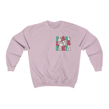 Load image into Gallery viewer, Peace Love Santa Front and Back Print Unisex Heavy Blend™ Crewneck Sweatshirt
