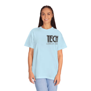 Double Sided Gray Tech Lubbock Comfort Colors Unisex Garment-Dyed T-shirt