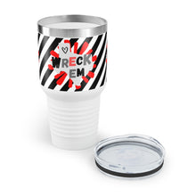 Load image into Gallery viewer, Wreck &#39;Em Splat Ringneck Tumbler, 30oz
