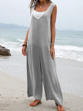 Load image into Gallery viewer, Full Size Wide Strap Jumpsuit with Pockets
