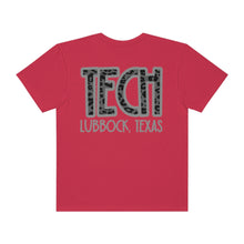 Load image into Gallery viewer, Double Sided Gray Tech Lubbock Comfort Colors Unisex Garment-Dyed T-shirt
