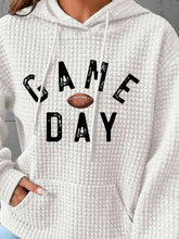Load image into Gallery viewer, Full Size GAME DAY Graphic Drawstring Hoodie
