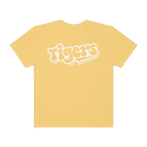 Retro White Tigers Comfort Colors Unisex Garment-Dyed T-shirt