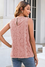 Load image into Gallery viewer, Lace V-Neck Tank
