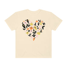 Load image into Gallery viewer, Halloween Doodle Heart Comfort Colors Unisex Garment-Dyed T-shirt
