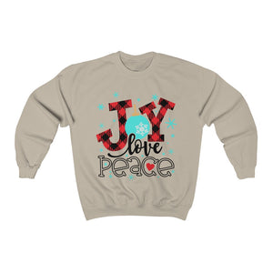 Joy Love Peace Unisex Heavy Blend™ Crewneck Sweatshirt