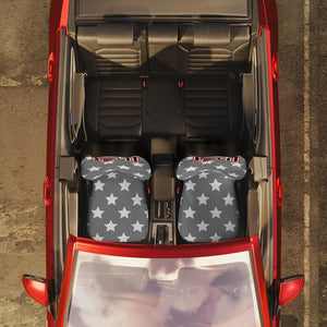 Texas Tech Star Pattern Polyester Car Seat Covers