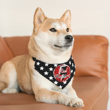 Load image into Gallery viewer, Red Raiders Lighting Bolt Pet Bandana Collar for all Size Dogs
